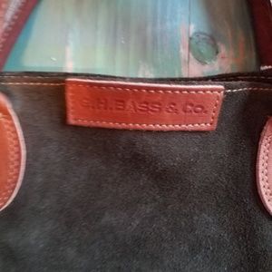 GH Bass & Co. Suede Tote Bag